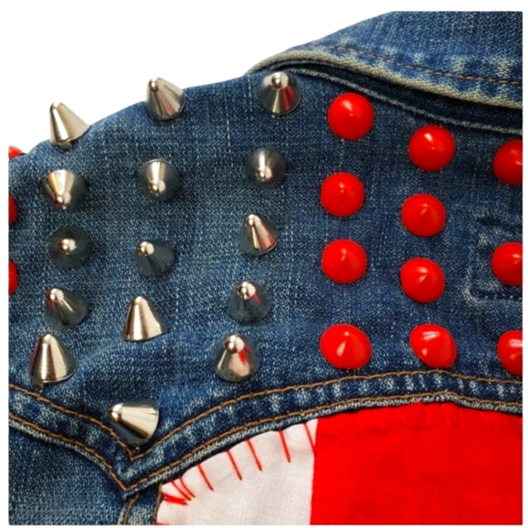 Gap Spiked Denim Jacket - Picture 6 of 11